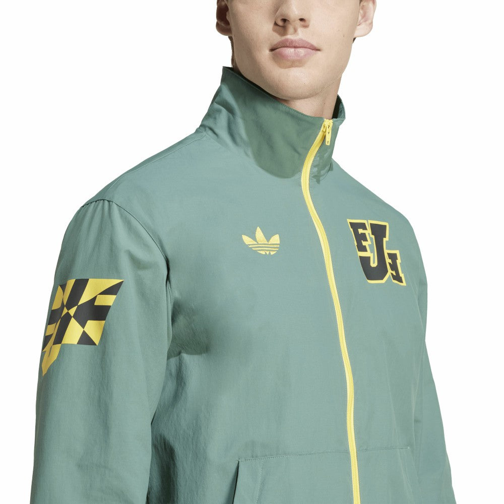 Jamaica National Team Varsity Pack Full-Zip Track Top - Adidas Green