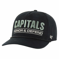 NHL Black Washington Capitals '47 OHT Military Appreciation Homeland Honor and Defend Hitch Adjustable Hat
