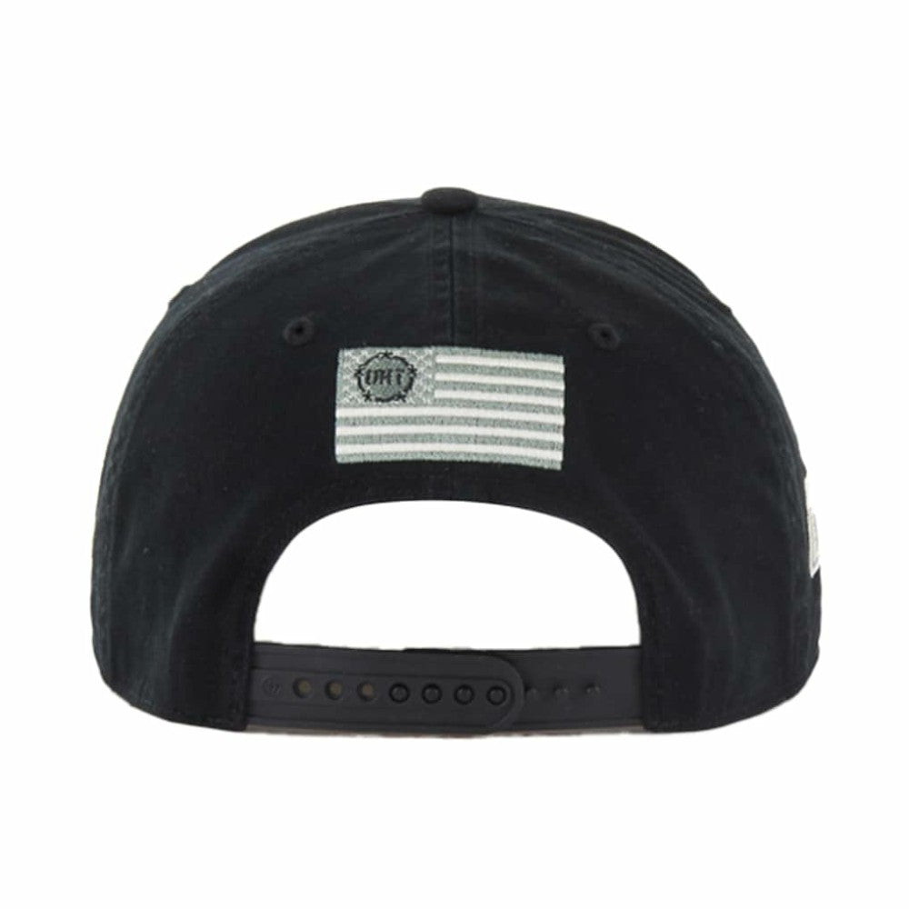 NHL Black Pittsburgh Penguins '47 OHT Military Appreciation Homeland Honor and Defend Hitch Adjustable Hat