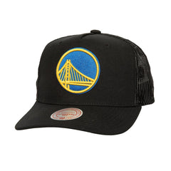 NBA Golden State Warriors Monogram Allover Logo Mesh Trucker Adjustable Hat sale