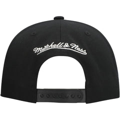 NHL Black Vegas Golden Knights Mitchell & Ness Core Top Spot Snapback Hat