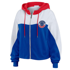 WEAR by Erin Andrews Women's Plus Size Color Block Full-Zip Hoodie - Buffalo Bills