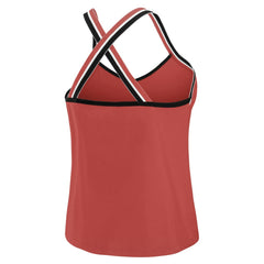 WEAR by Erin Andrews Women's Cross Strap Tri-Blend Tank Top - San Francisco 49ers