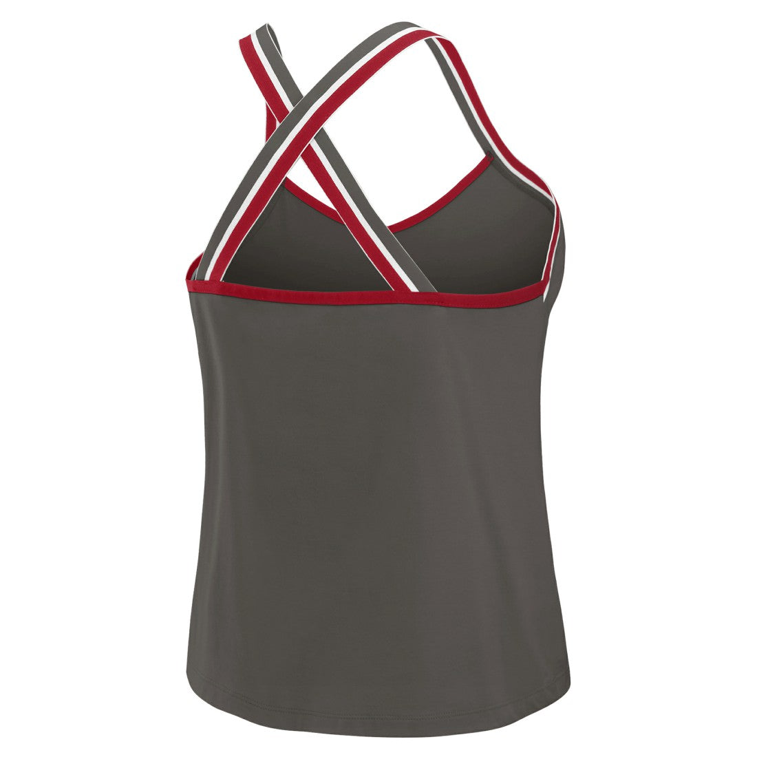 WEAR by Erin Andrews Women's Cross Strap Tri-Blend Tank Top - Tampa Bay Buccaneers