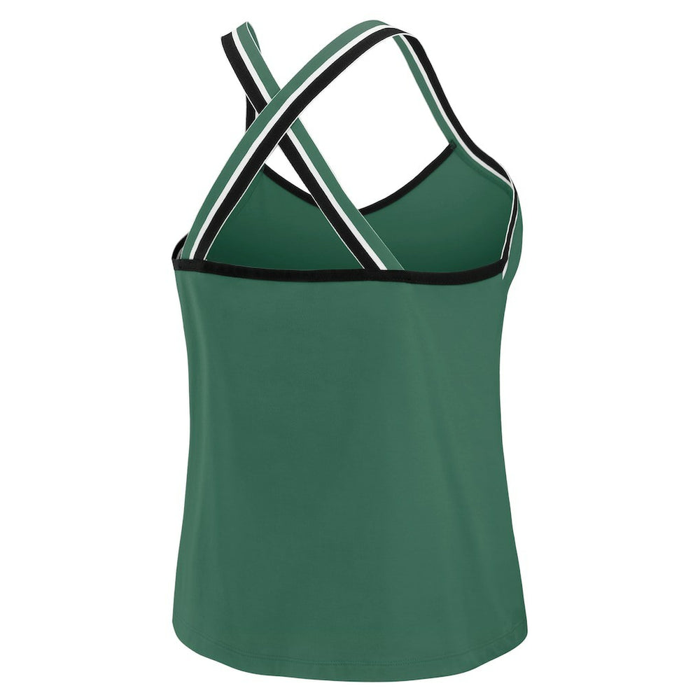 WEAR by Erin Andrews Women's Cross Strap Tri-Blend Tank Top - New York Jets