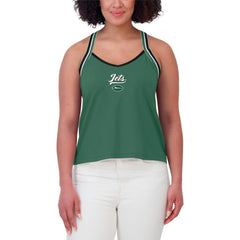 WEAR by Erin Andrews Women's Cross Strap Tri-Blend Tank Top - New York Jets