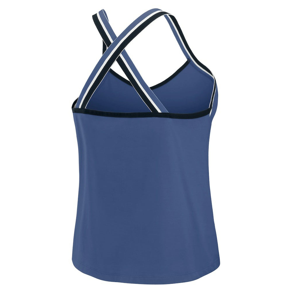 WEAR by Erin Andrews Women's Cross Strap Tri-Blend Tank Top - Indianapolis Colts