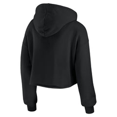 WEAR by Erin Andrews Women's Prime Cropped Pullover Hoodie - Detroit Lions