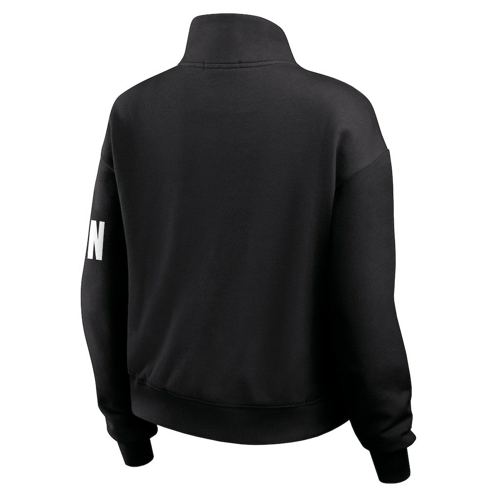 WEAR by Erin Andrews Women's Quarter-Zip Jacket - Cincinnati Bengals