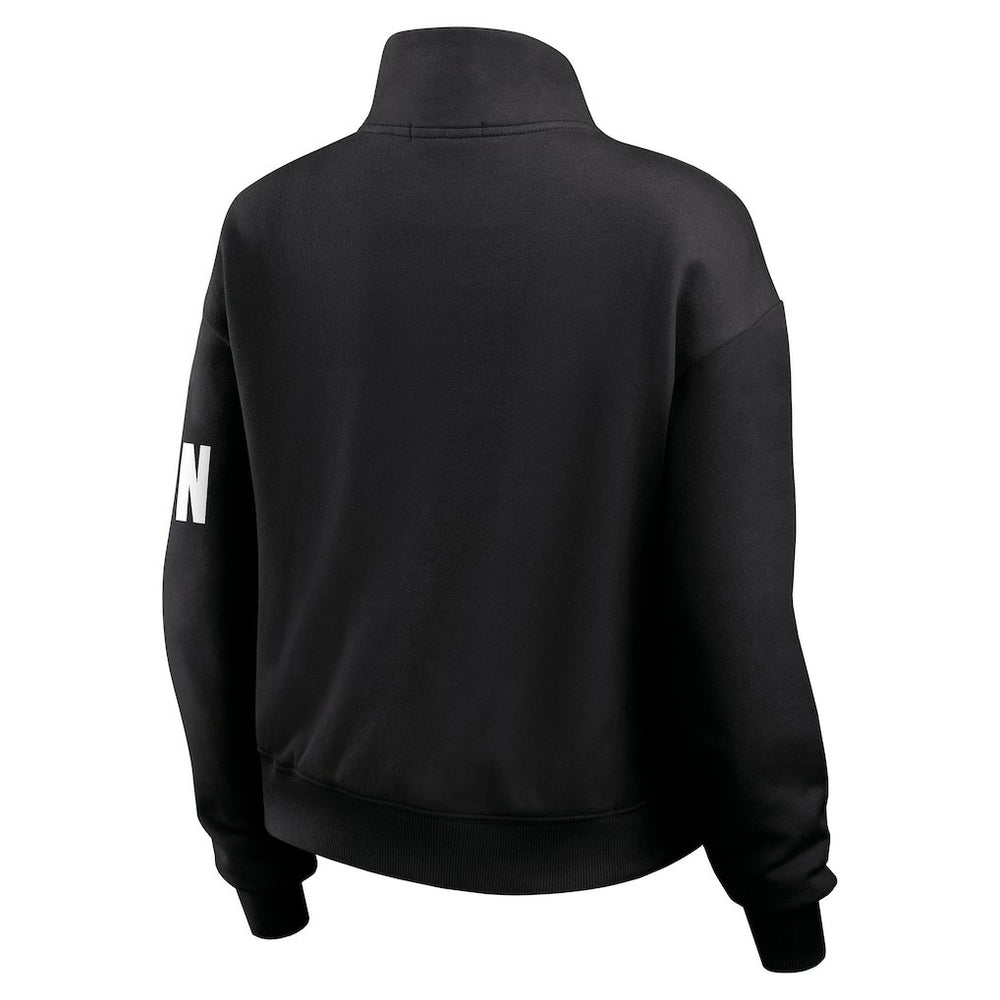 WEAR by Erin Andrews Women's Quarter-Zip Jacket - Cincinnati Bengals