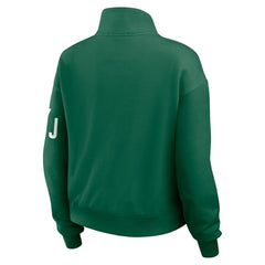 WEAR by Erin Andrews Women's Quarter-Zip Jacket - New York Jets