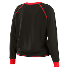 WEAR by Erin Andrews Women's Tie-Front Long Sleeve T-Shirt - Kansas City Chiefs