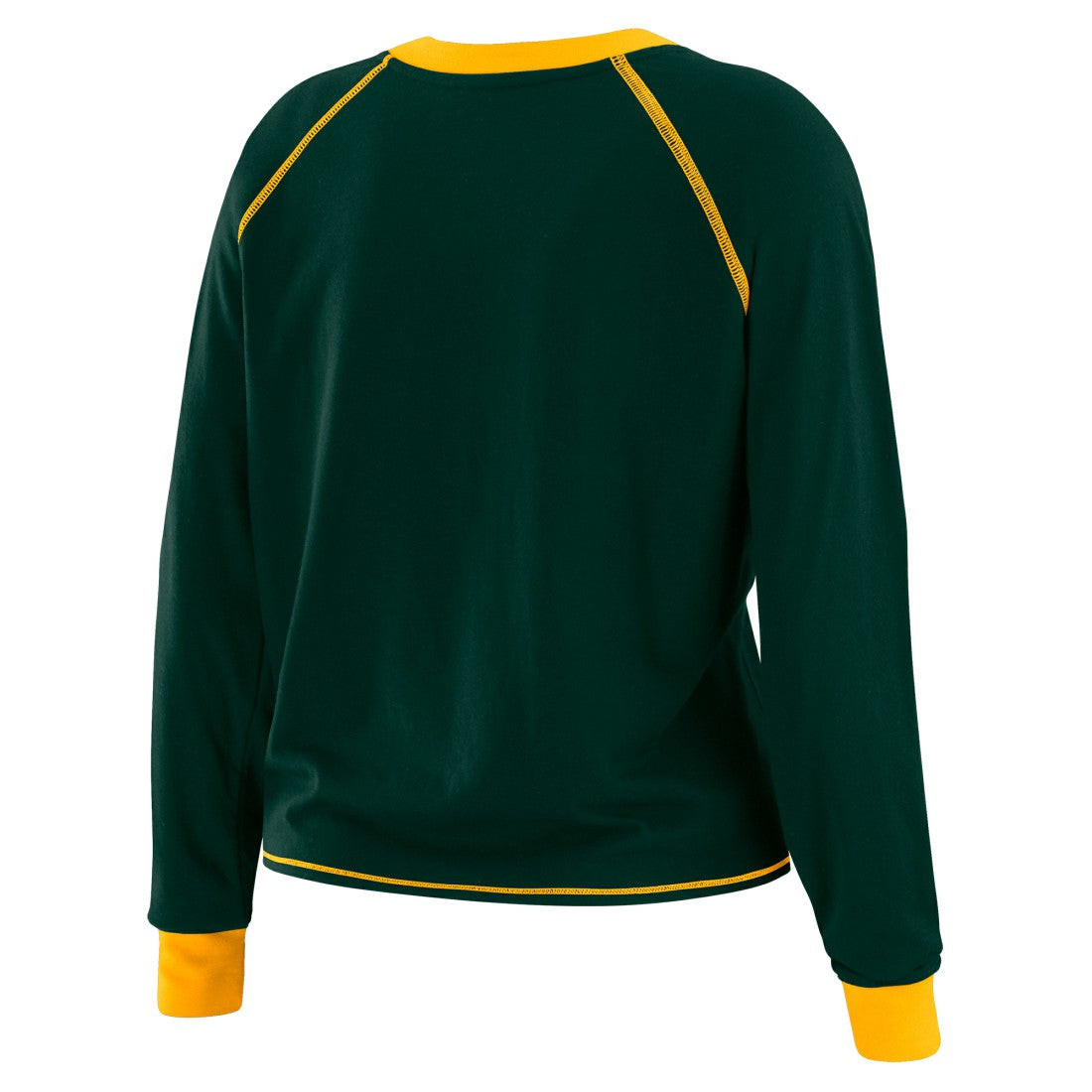 WEAR by Erin Andrews Women's Tie-Front Long Sleeve T-Shirt - Green Bay Packers