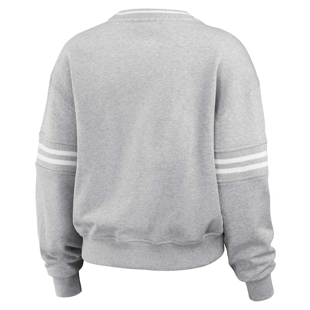 WEAR by Erin Andrews Women's Cropped Pullover Sweatshirt - Los Angeles Rams