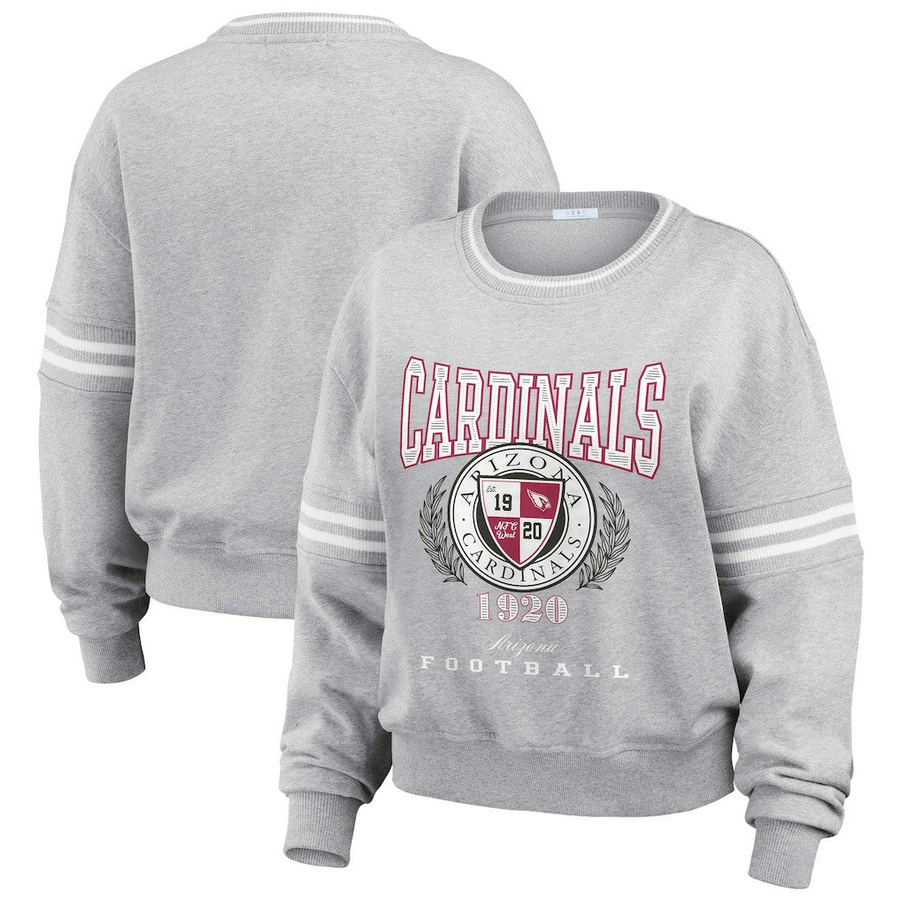 WEAR by Erin Andrews Women's Cropped Pullover Sweatshirt - Arizona Cardinals