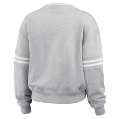WEAR by Erin Andrews Women's Cropped Pullover Sweatshirt - Houston Texans