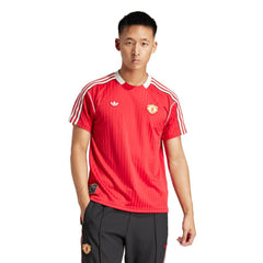 Manchester United Originals Terrace Icons Collection Fashion Jersey - Adidas Red