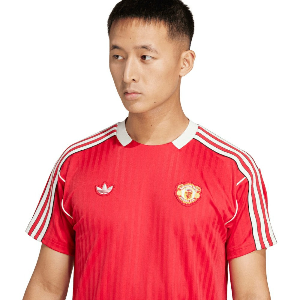 Manchester United Originals Terrace Icons Collection Fashion Jersey - Adidas Red