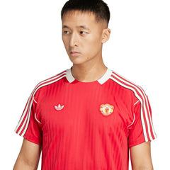Manchester United Originals Terrace Icons Collection Fashion Jersey - Adidas Red