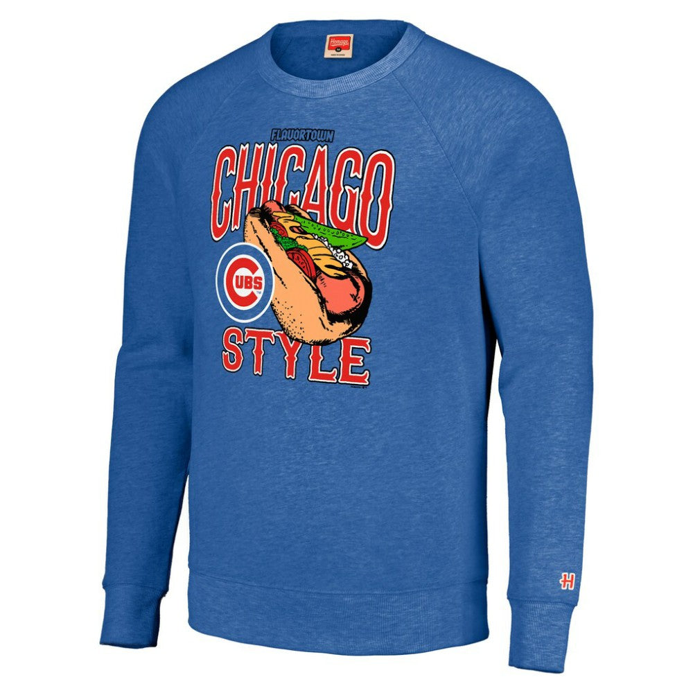 MLB Chicago Cubs MLB x Guy Fieri’s Flavortown Unisex Tri-Blend Pullover Sweatshirt