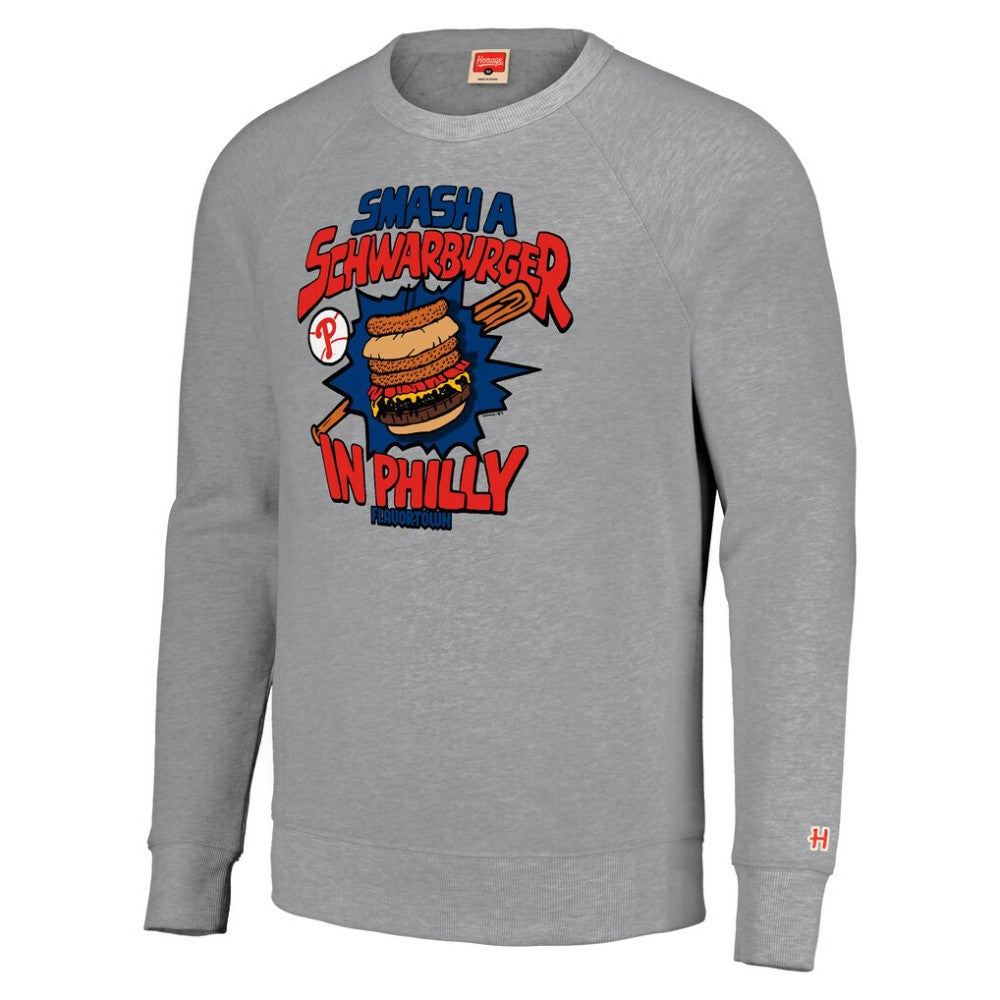 MLB Philadelphia Phillies MLB x Guy Fieri’s Flavortown Unisex Tri-Blend Pullover Sweatshirt