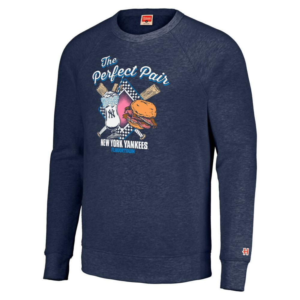 MLB New York Yankees MLB x Guy Fieri’s Flavortown Unisex Tri-Blend Pullover Sweatshirt
