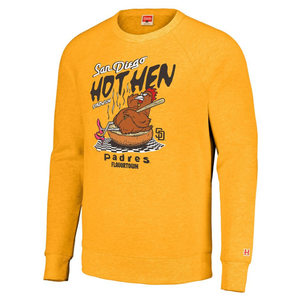MLB San Diego Padres MLB x Guy Fieri’s Flavortown Unisex Tri-Blend Pullover Sweatshirt