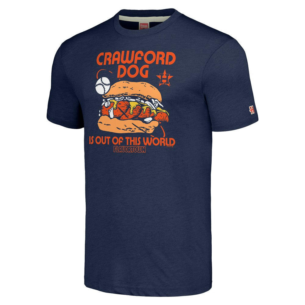 MLB Houston Astros MLB x Guy Fieri’s Flavortown Unisex Tri-Blend T-Shirt