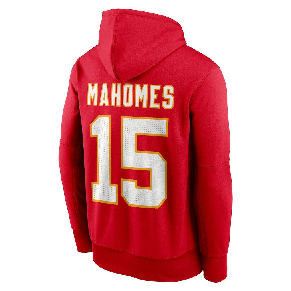 Patrick Mahomes  Player Name & Number Therma Hoodie - Kansas City Chiefs