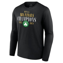 NBA Boston Celtics 2024 NBA Finals Champions Fade Away Jumper Roster Signature Long Sleeve T-Shirt