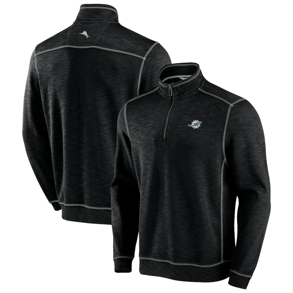 Big & Tall Tobago Bay Half-Zip Sweatshirt - Miami Dolphins