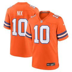 Bo Nix  Mile High Collection 1977 Throwback Player Game Jersey - Denver Broncos