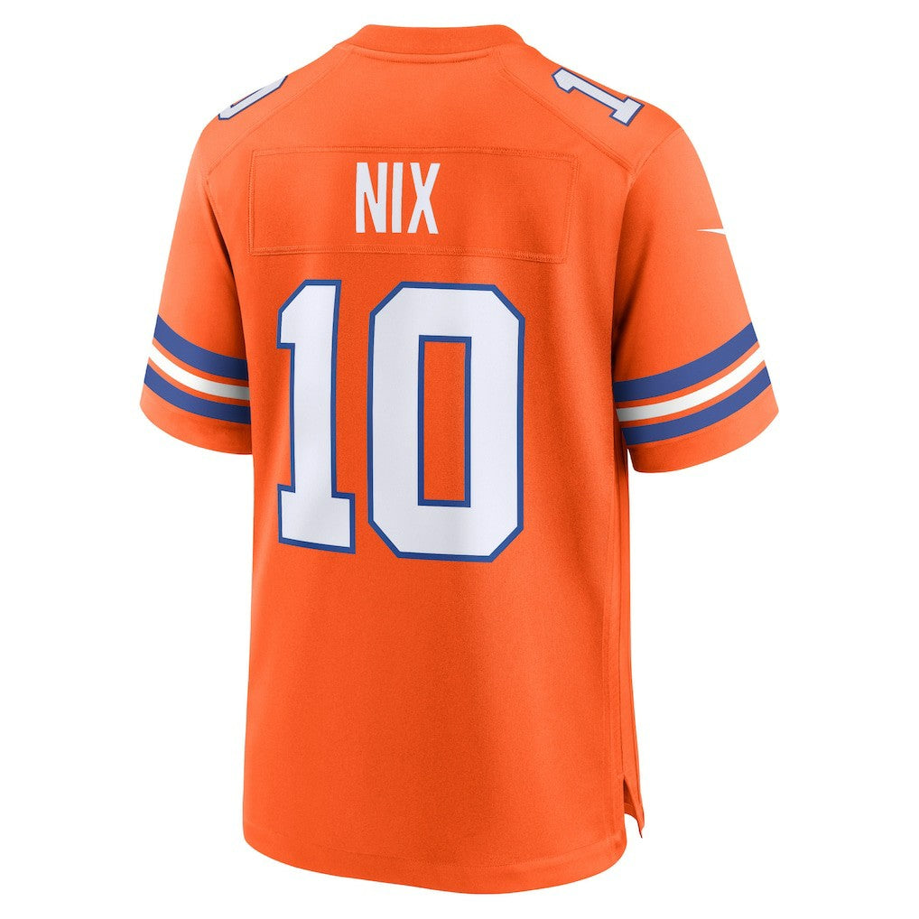 Bo Nix  Mile High Collection 1977 Throwback Player Game Jersey - Denver Broncos