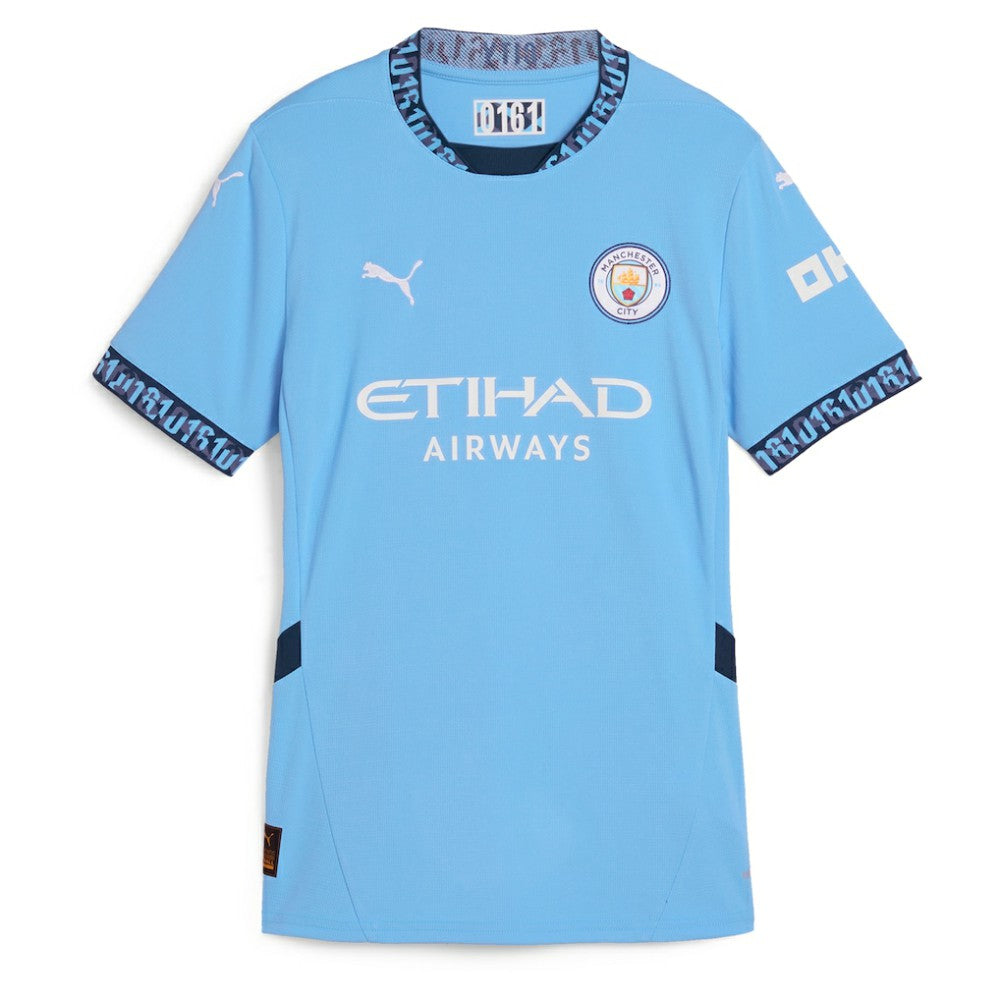 Kevin De Bruyne Manchester City Women's 2024/25 Home Replica Player Jersey - Puma Light Blue