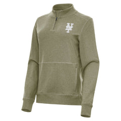 MLB New York Mets Antigua Women's Crush Quarter-Zip Jacket