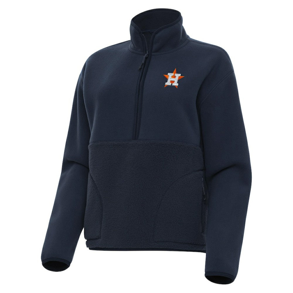 MLB Houston Astros Antigua Women's Figure Half-Zip Sweatshirt