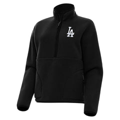 MLB Los Angeles Dodgers Antigua Women's Figure Half-Zip Sweatshirt