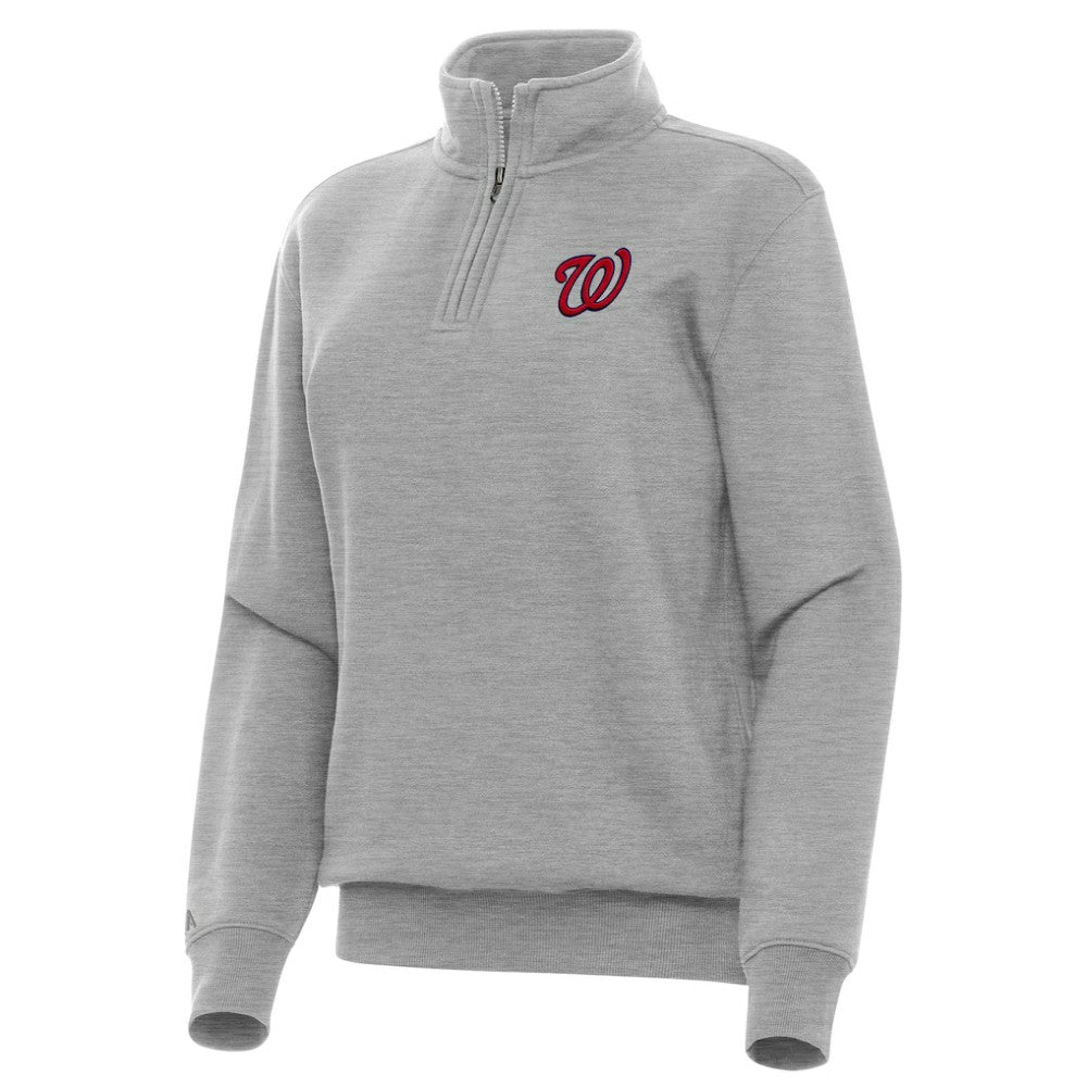 MLB Washington Nationals Antigua Women's Victory Quarter-Zip Sweatshirt