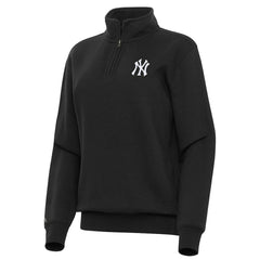 MLB New York Yankees Antigua Women's Victory Quarter-Zip Sweatshirt