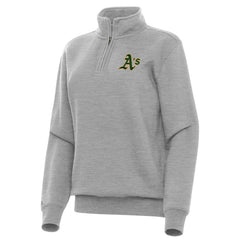 MLB Athletics Antigua Women's Victory Quarter-Zip Sweatshirt