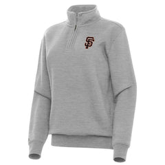 MLB San Francisco Giants Antigua Women's Victory Quarter-Zip Sweatshirt