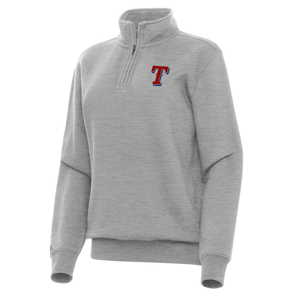 MLB Texas Rangers Antigua Women's Victory Quarter-Zip Sweatshirt
