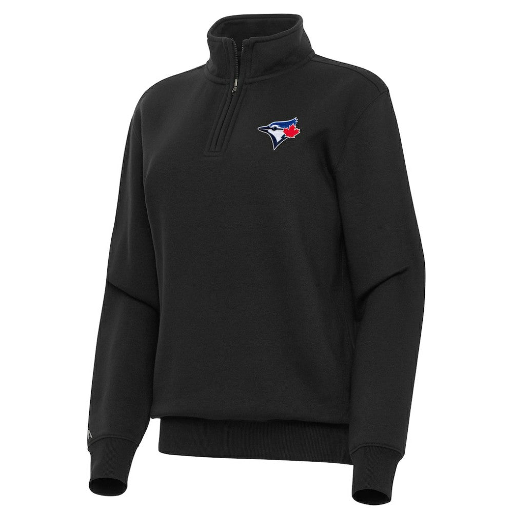 MLB Toronto Blue Jays Antigua Women's Victory Quarter-Zip Sweatshirt