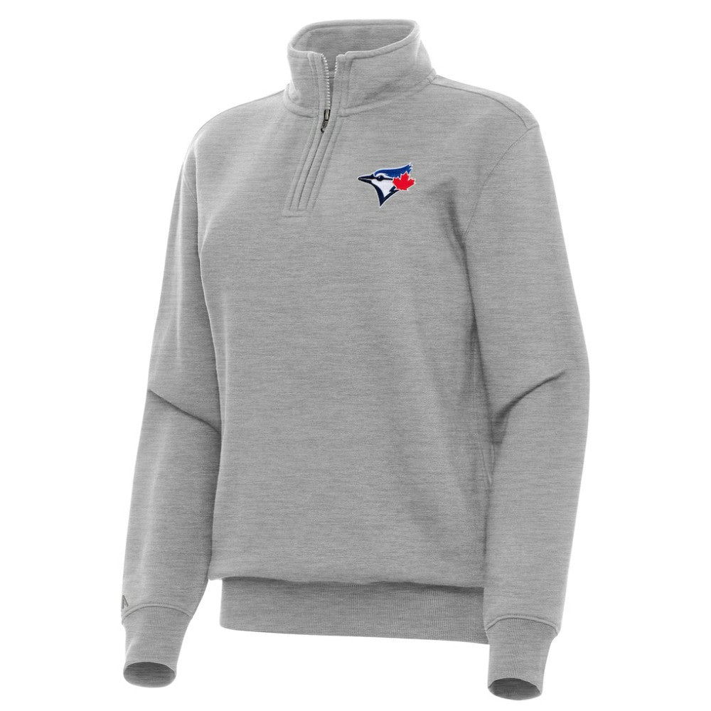 MLB Toronto Blue Jays Antigua Women's Victory Quarter-Zip Sweatshirt
