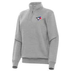 MLB Toronto Blue Jays Antigua Women's Victory Quarter-Zip Sweatshirt