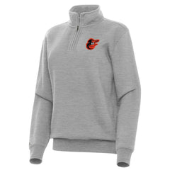 MLB Baltimore Orioles Antigua Women's Victory Quarter-Zip Sweatshirt
