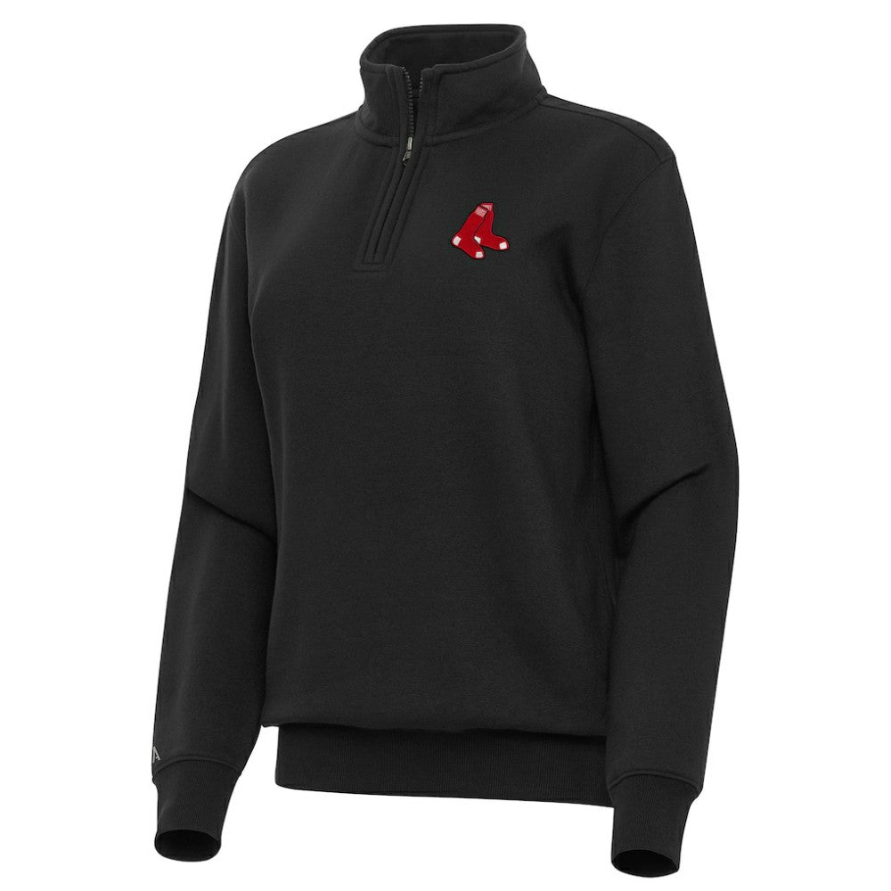 MLB Boston Red Sox Antigua Women's Victory Quarter-Zip Sweatshirt