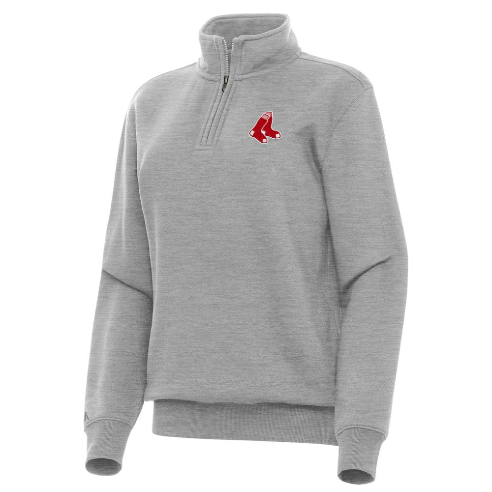 MLB Boston Red Sox Antigua Women's Victory Quarter-Zip Sweatshirt