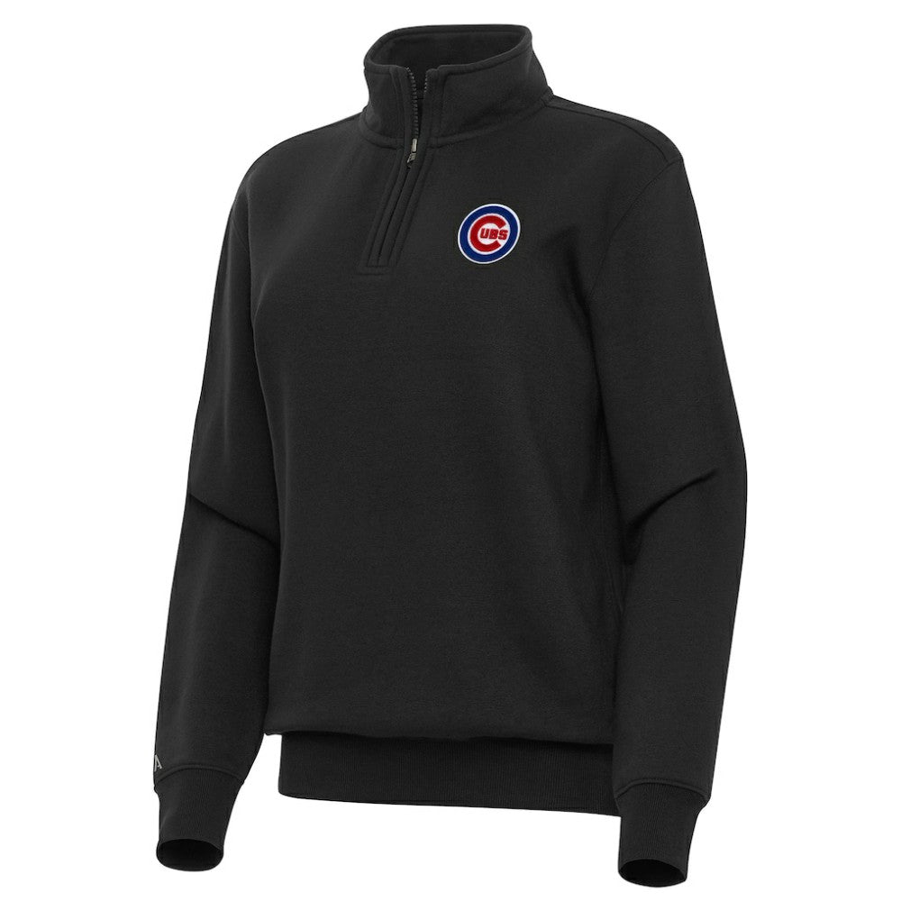MLB Chicago Cubs Antigua Women's Victory Quarter-Zip Sweatshirt