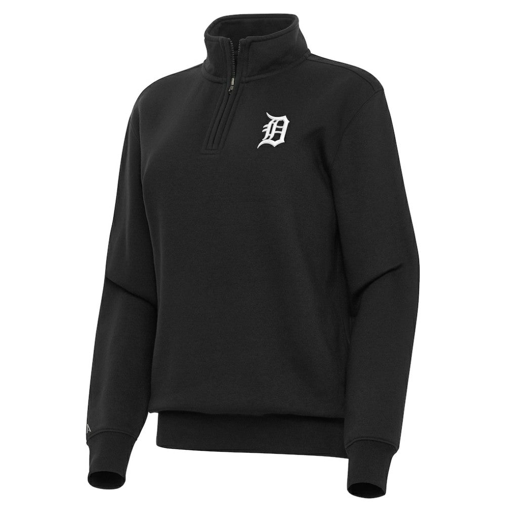MLB Detroit Tigers Antigua Women's Victory Quarter-Zip Sweatshirt
